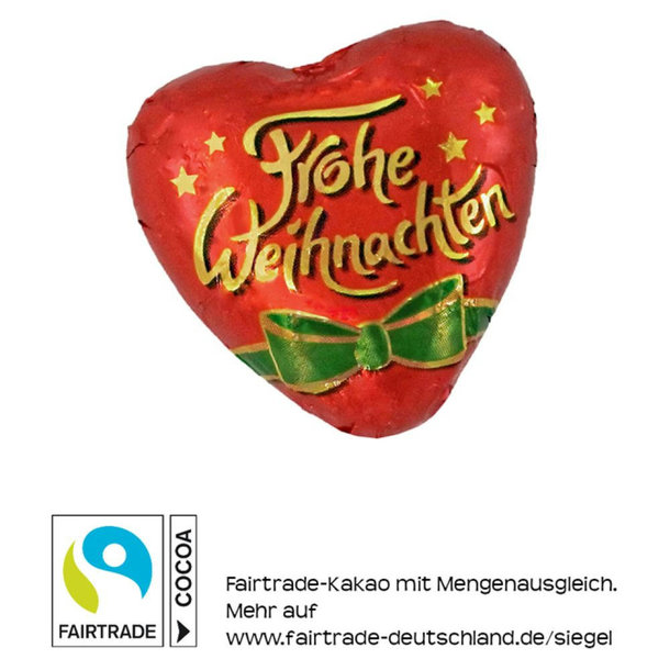 Herz "Frohe Weihnachten"