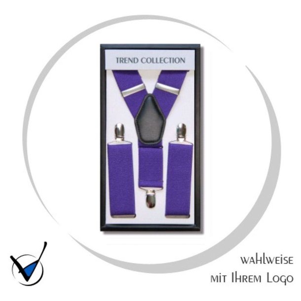 Hosenträger elastisch - Farbe 12, LILA