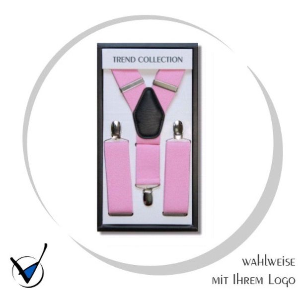 Hosenträger elastisch - Farbe 16, ROSA
