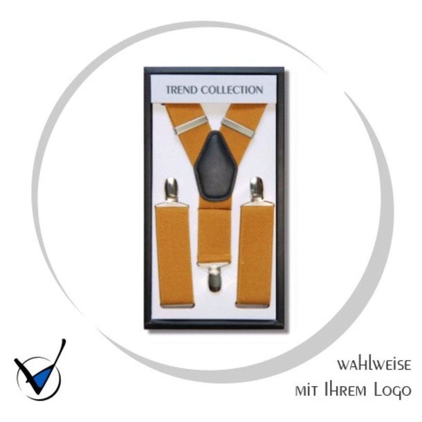 Hosenträger elastisch - Farbe 8, GOLD