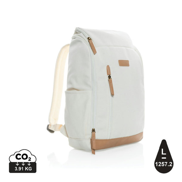 Impact AWARE™ 16 oz. r recyceltem canvas 15" Laptop-Rucksack