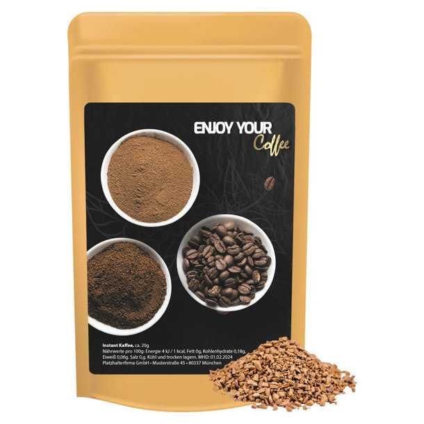Instant Kaffee, ca. 20g, Standbeutel Mini