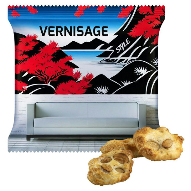 Japanische Mandel Kräcker, ca. 20g, Maxi-XL-Tüte