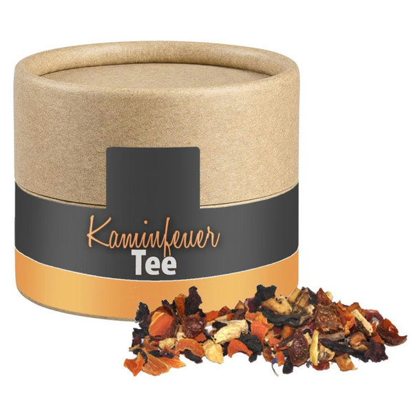 Kaminfeuer Tee, ca. 25g, Biologisch abbaubare Eco Pappdose Mini