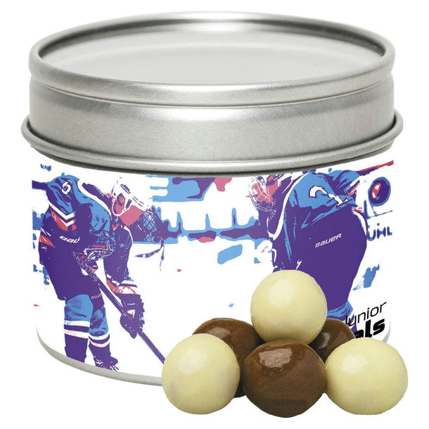 Knusperkugeln-Mix, ca. 45g, Metalldose mit Sichtfenster