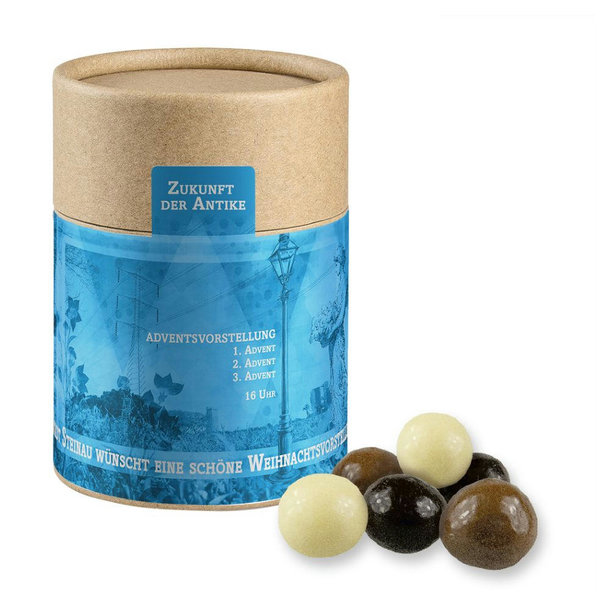 Knusperkugeln-Mix, ca. 50g, Biologisch abbaubare Eco Pappdose Midi