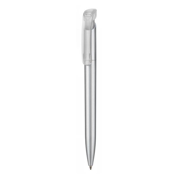 Kugelschreiber CLEAR SILVER F				