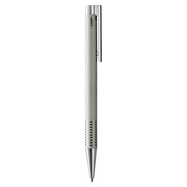 Kugelschreiber LAMY logo Edelstahl brushed M-schwarz 