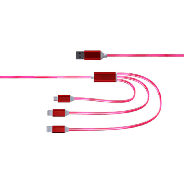 LED-Kabel mit dreifachem Stecker Twinkle