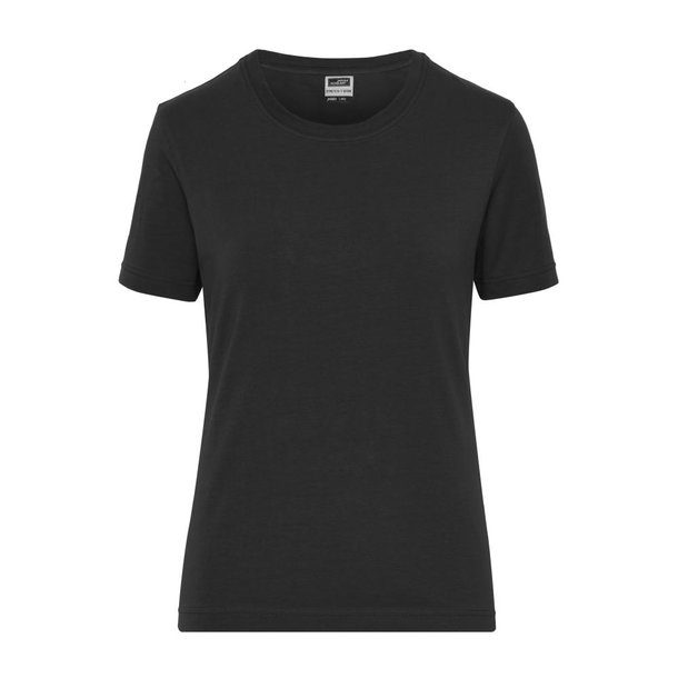 Ladies\' BIO Stretch-T Work - SOLID --T-Shirt aus weichem Elastic-Single-Jersey