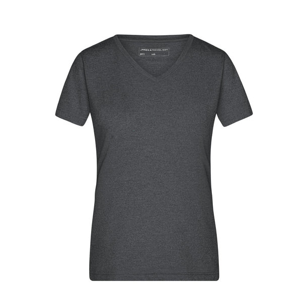Ladies\' Heather T-Shirt-Modisches T-Shirt mit V-Ausschnitt