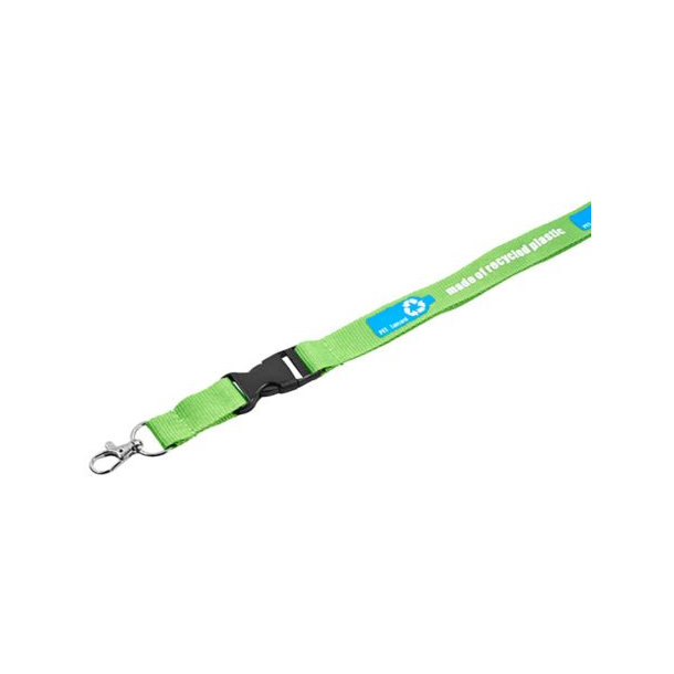 Lanyard Umhängeband aus Recycling Material (RPET)