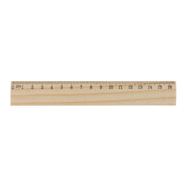 Lineal aus Kiefernholz OneSix