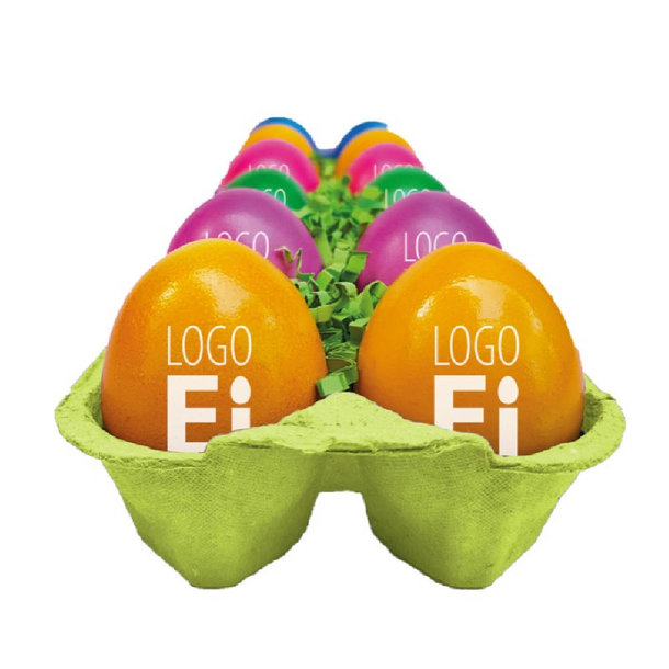 LogoEi 12er-Box - Blau - bunt sortiert