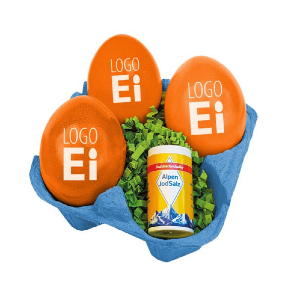 LogoEi 3er  +  Salz - Blau - Orange