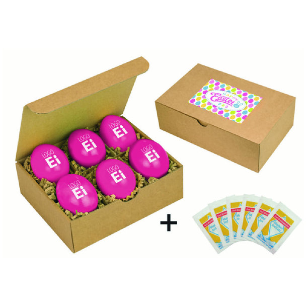 LogoEi 6er  Snack-Box - Pink