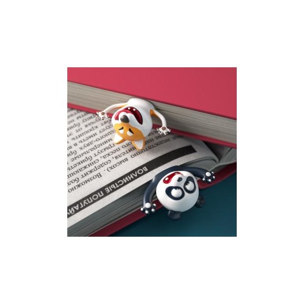 Lustige 3D Lesezeichen Tiere
