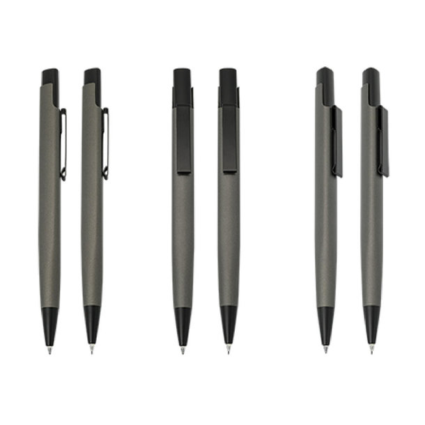 MINDORO Schreibset Metall mit 1 Kugelschreiber und 1 Druckbleistift Peekay 