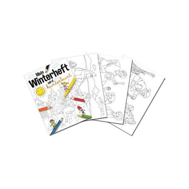 Malbuch Winter