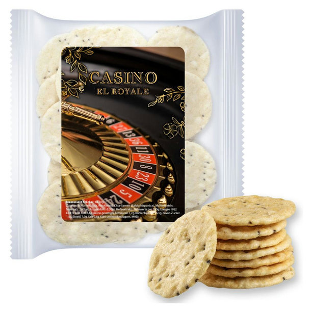 Meeressalz Kräcker, ca. 15g, Express Maxi-XL-Tüte mit Etikett