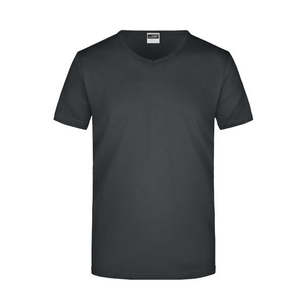 Men\'s Slim Fit V-T-Figurbetontes V-Neck-T-Shirt