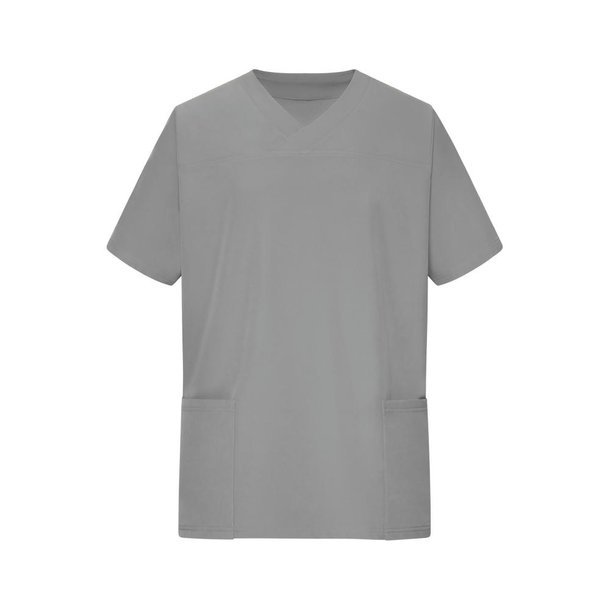 Men\'s Stretch-Kasack-Elastischer Kasack mit V-Ausschnitt