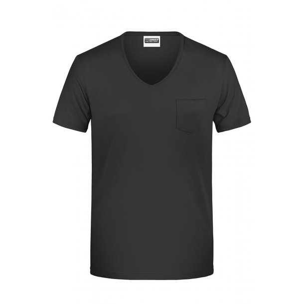 Men\'s-T Pocket-T-Shirt mit modischer Brusttasche