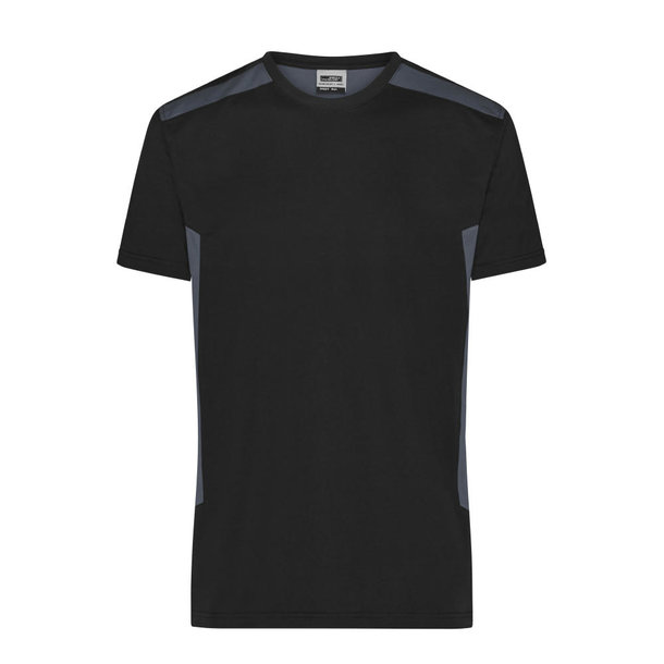 Men\'s Workwear T-Shirt - STRONG --Strapazierfähiges und pflegeleichtes T-Shirt mit Kontrasteinsätzen