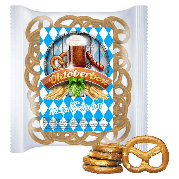 Mini Brezeln Original, ca. 30g, Express Maxi-XL-Tüte mit Etikett