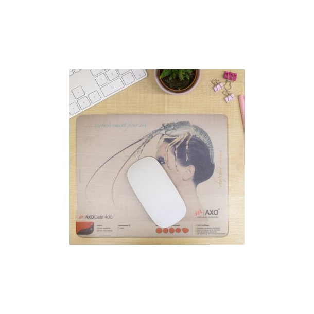 Mousepad AXOClear 400, 24 x 19,5 cm rechteckig, 0,9 mm dick