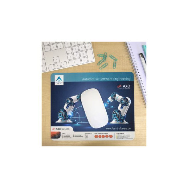 Mousepad AXOFast 400, 24 x 19,5 cm rechteckig, 1,4 mm dick