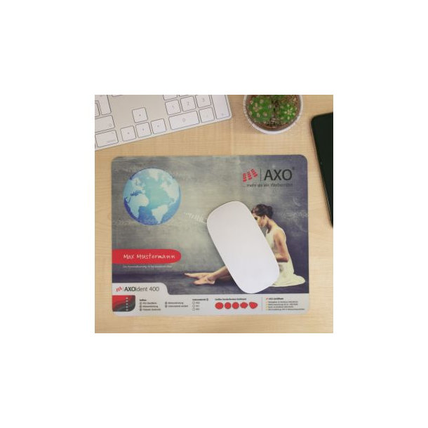 Mousepad AXOIdent 400, 24 x 19,5 cm rechteckig, 2,3 mm dick