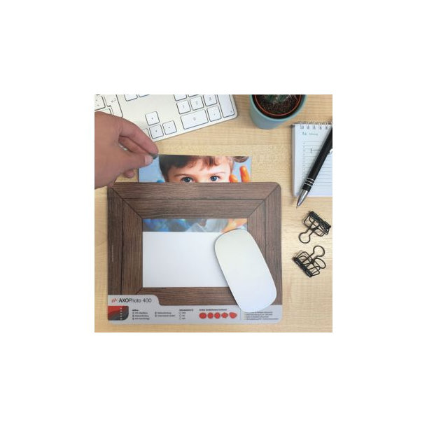 Mousepad AXOPhoto 400, 24 x 19,5 cm rechteckig, 1,2 mm dick