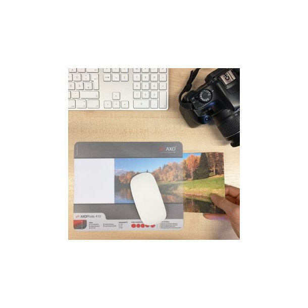 Mousepad AXOPhoto 410, 24 x 19,5 cm rechteckig, 1,7 mm dick