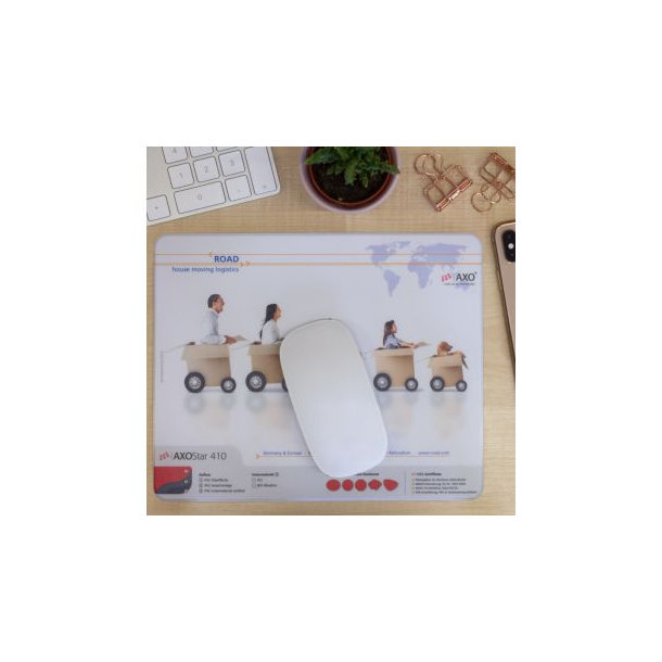 Mousepad AXOStar 410 Blueline, 24 x 19,5 cm rechteckig, 1,75 mm dick