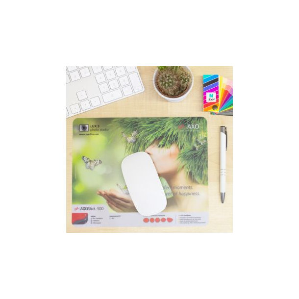 Mousepad AXOStick 400, 24 x 19,5 cm rechteckig, 0,5 mm dick