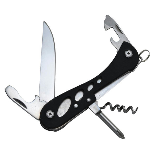 Multifunktionsmesser \'Barrow\', 7 Funktionen, schwarz