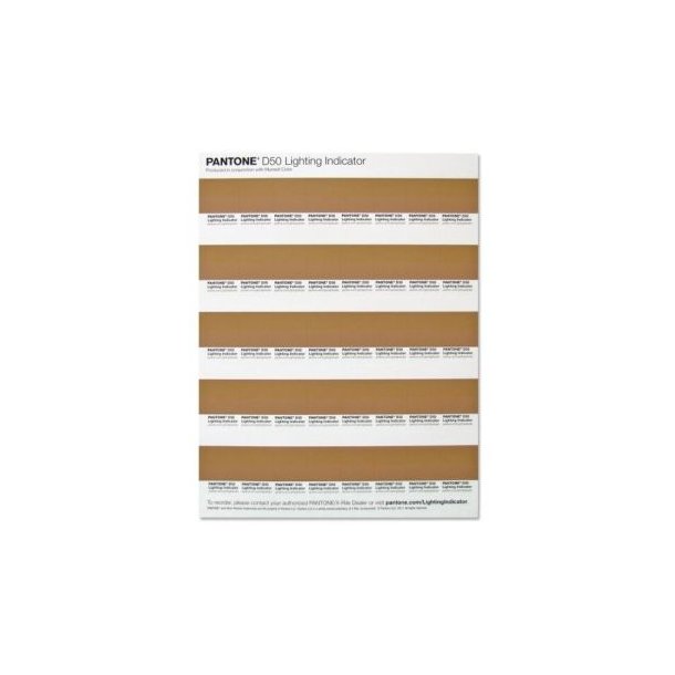 PANTONE D50 Lighting Indicator Stickers 
