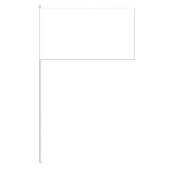 Papierfahnen, weiß  