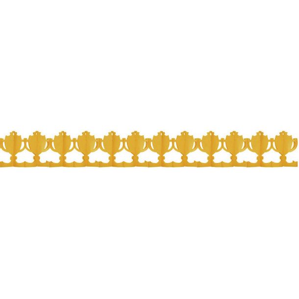 Pokalgirlande gold/gelb