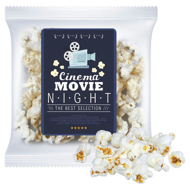 Popcorn süß, ca. 20g, Express Maxi-XL-Tüte mit Etikett