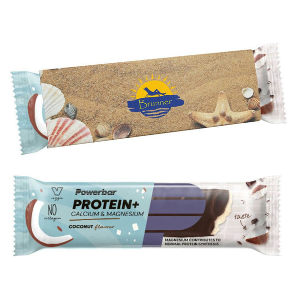 PowerBar im Werbeschuber - Protein + Calcium & Magnesium