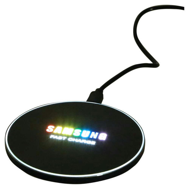 QI-PRO Ladestation 10W Fastcharge mit LED Logo