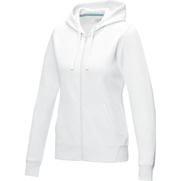Ruby Hoodie mit durchgehendem Reißverschluss aus GOTS-zertifiziertem Bio-Material für Damen