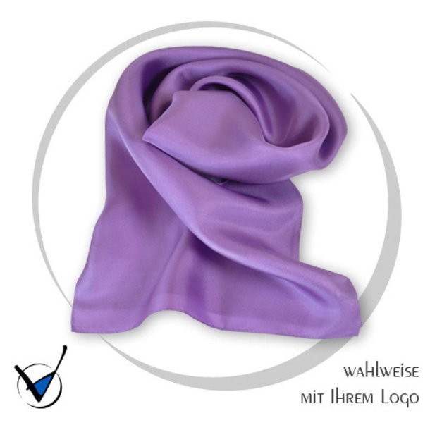 Schal, Seide Kollektion UNI V1 - Flieder