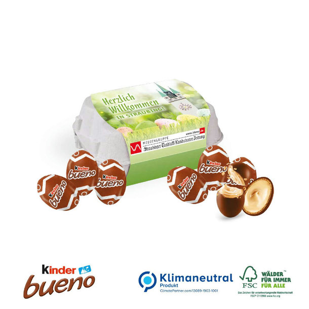 Schoko-Eier 6er-Set mit kinder bueno Eggs