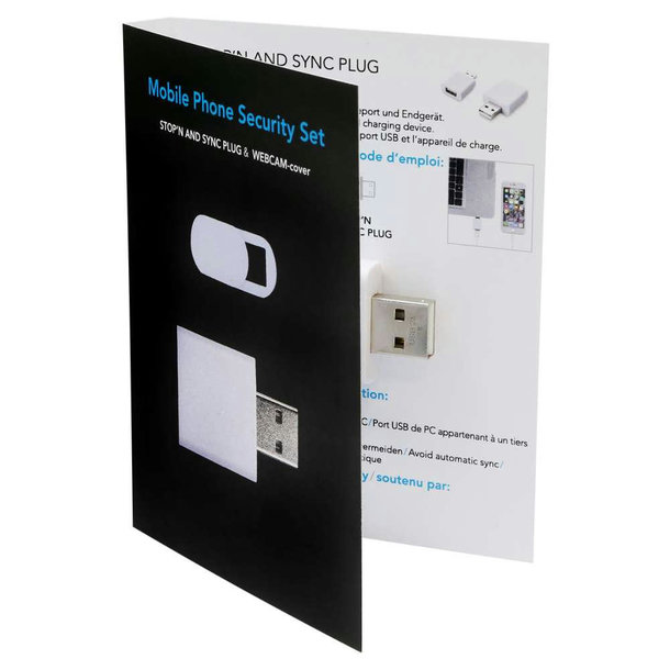 Security Set 1 STOP\'N and Sync Stecker & Smartphone Webcam Cover
