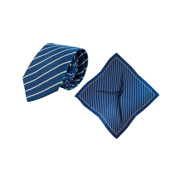 Set (Krawatte, Reine Seide + Tuch