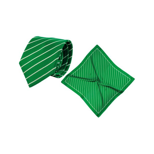 Set (Krawatte, Reine Seide + Tuch