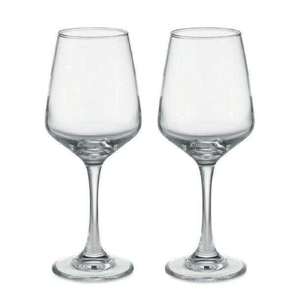 Set mit 2 Weingläsern
